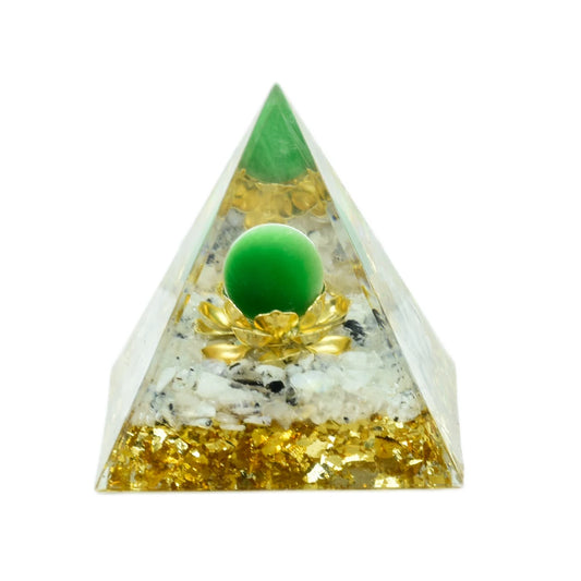 Natural Crystal Energy Pyramid