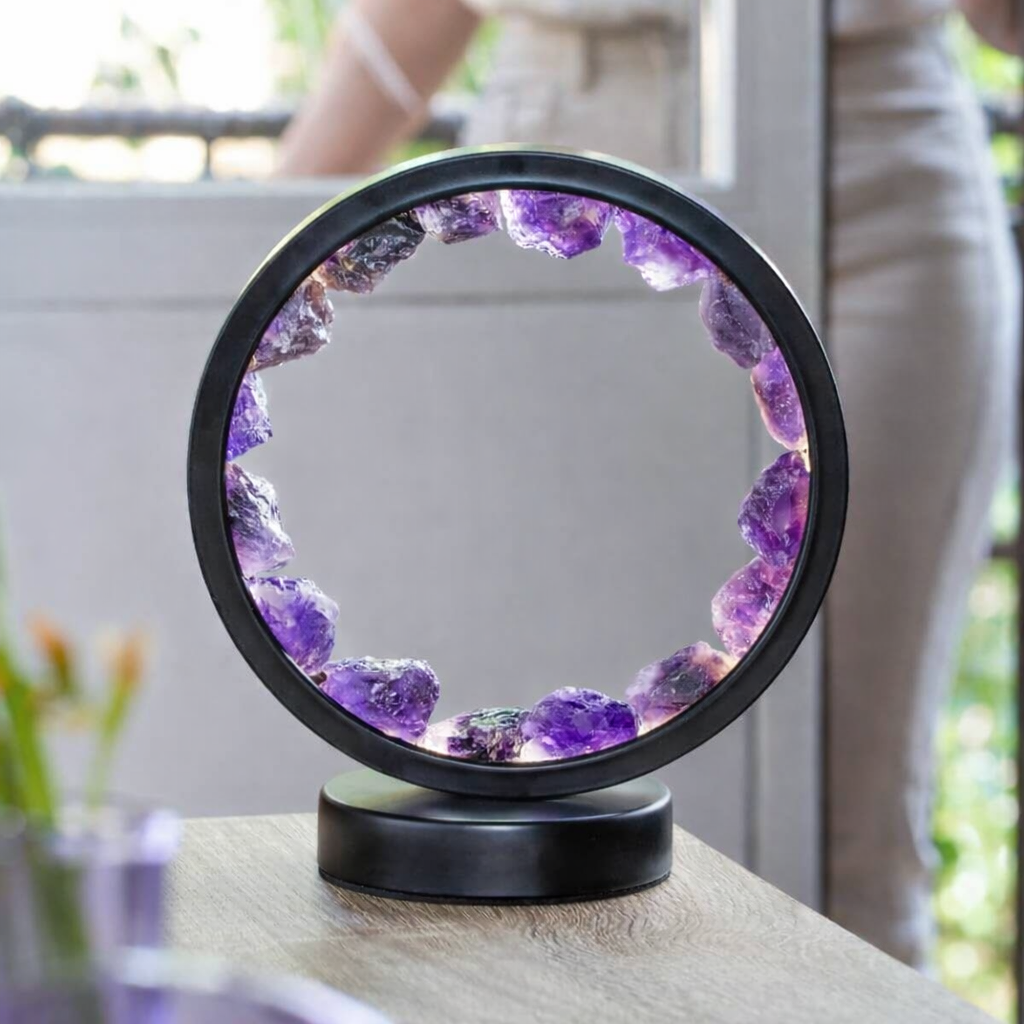 Stress Less, Sleep More – Amethyst Healing Lamp