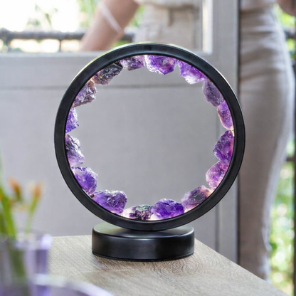 Stress Less, Sleep More – Amethyst Healing Lamp