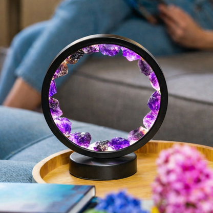 Stress Less, Sleep More – Amethyst Healing Lamp