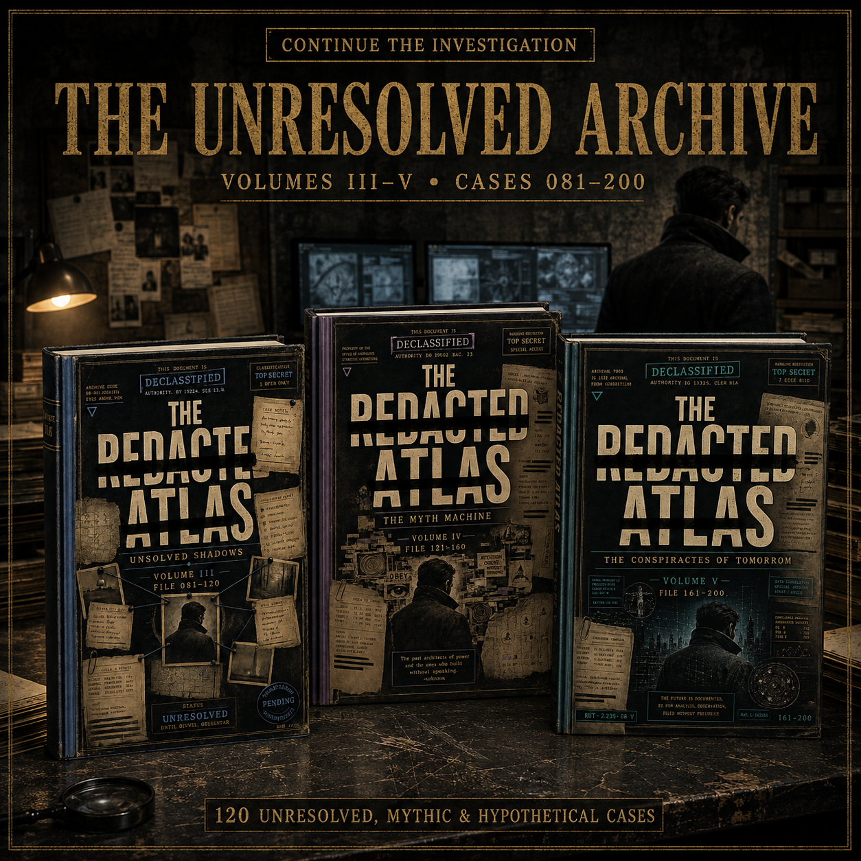 The Redacted Atlas by Dorian Varen Voulume III-V