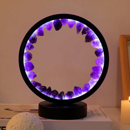 Stress Less, Sleep More – Amethyst Healing Lamp