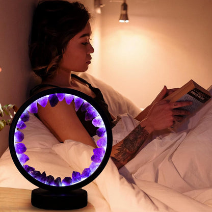 Stress Less, Sleep More – Amethyst Healing Lamp